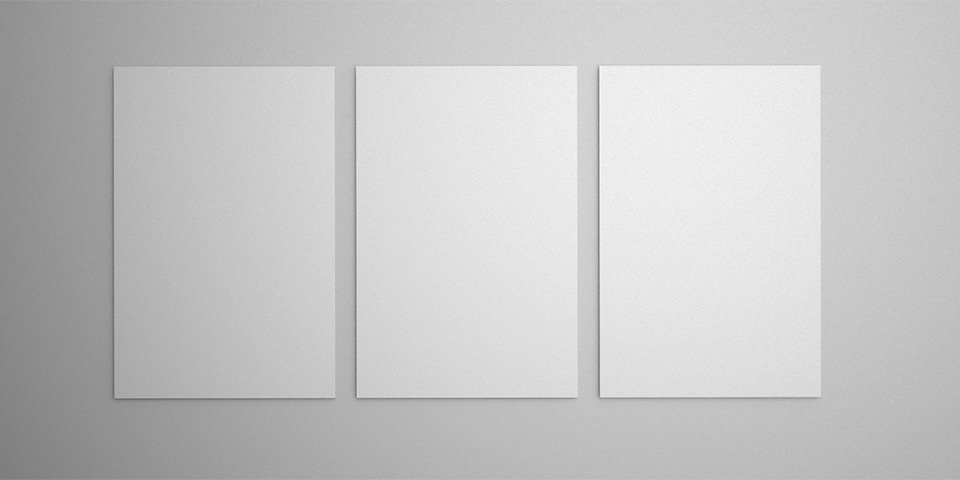 Sebastian-H-Schroeder-T Bildsprache – Was ist das? Drei A4 Seiten liegen nebeneinander auf grauem Grund. In der Serie an Bildern dieses Artikels zeigt es die verschiedenen Nutzungen von Papier